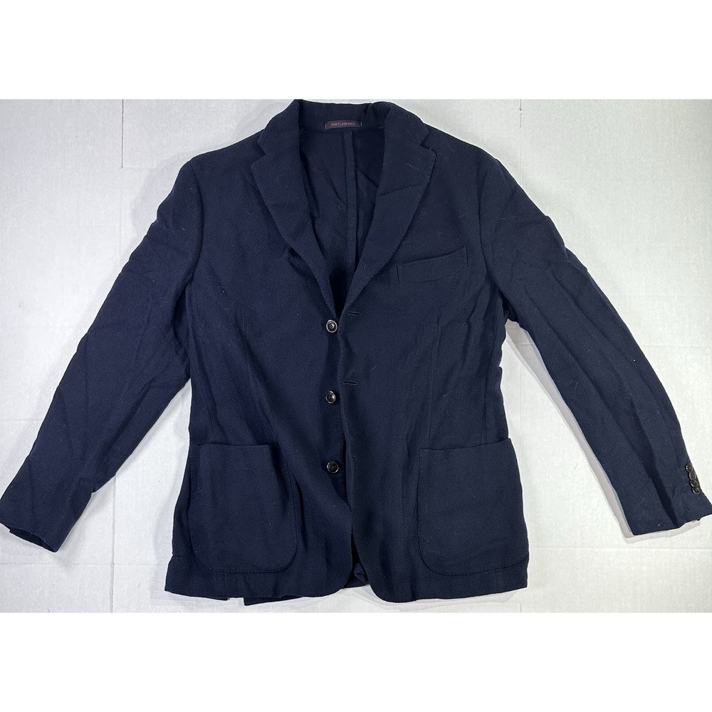 The Gigi Degas Navy Wool Blend Blazer Jacket Women's 56 Italy Tailored